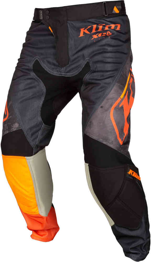 Брюки для мотокросса XC Lite с защитой от коррозии Klim, серый/оранжевый комплект крепления болтов для мотоцикла мотокросса велосипеда модели sx exc xc xcw