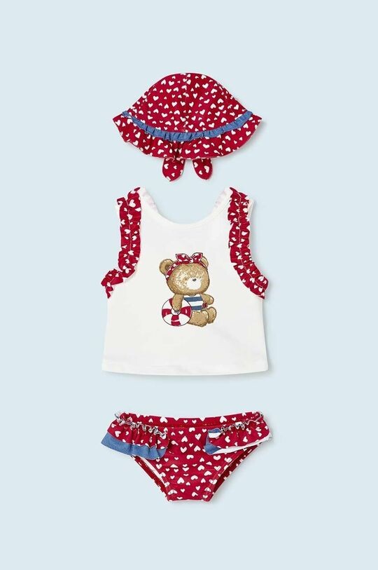 

Детский купальник Mayoral Newborn из двух частей, красный