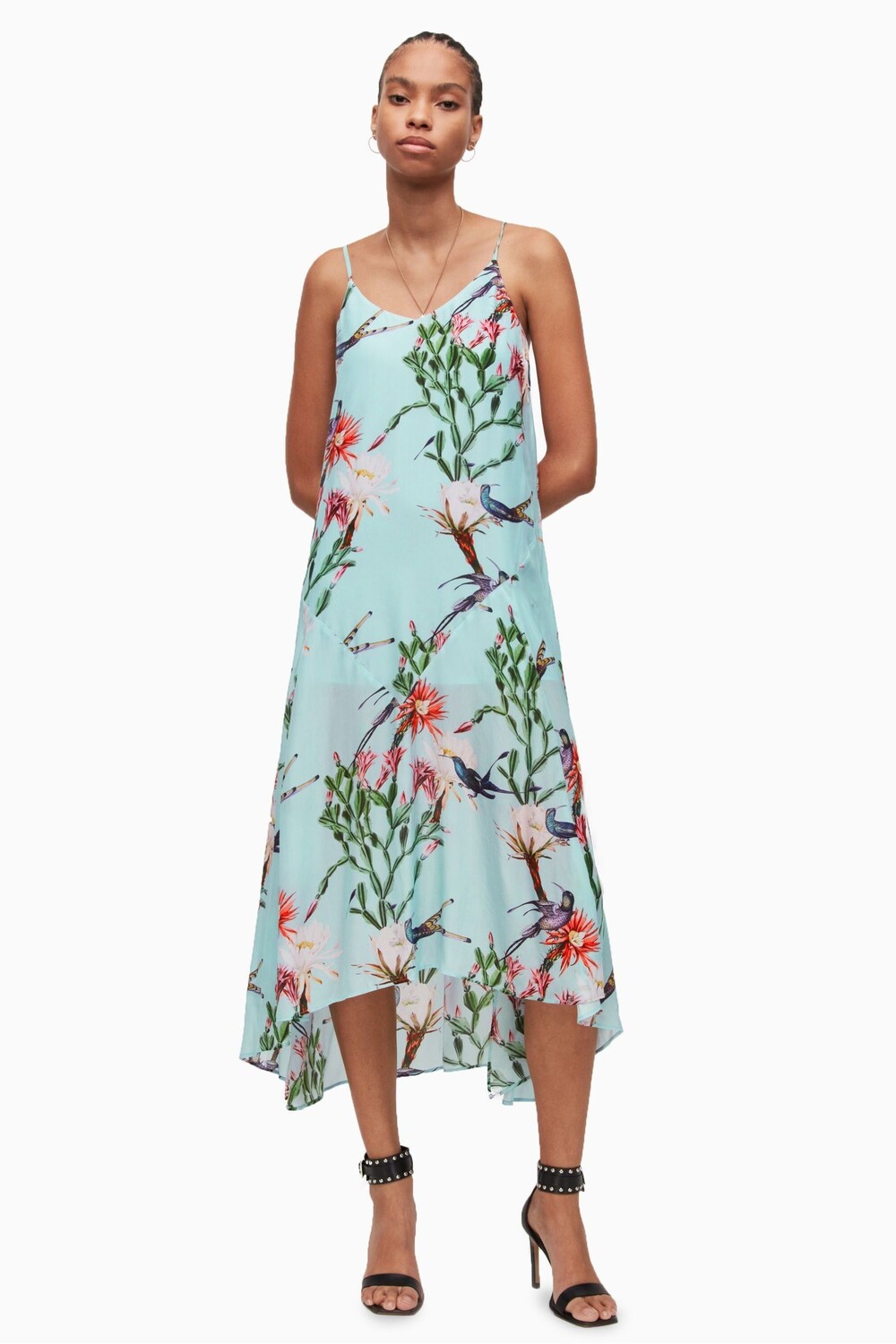 

AllSaints Essey Senja синее платье All Saints, синий