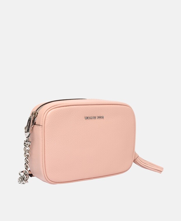 

Кожаная сумка-мессенджер Michael Michael Kors, абрикос