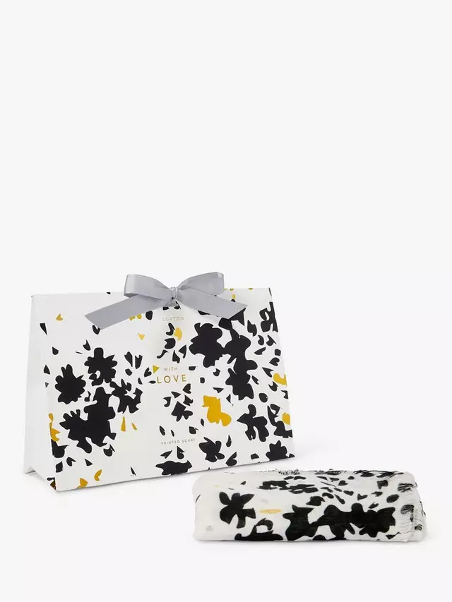 Шарф Katie Loxton Starburst Printed Foil, цвет white/multi