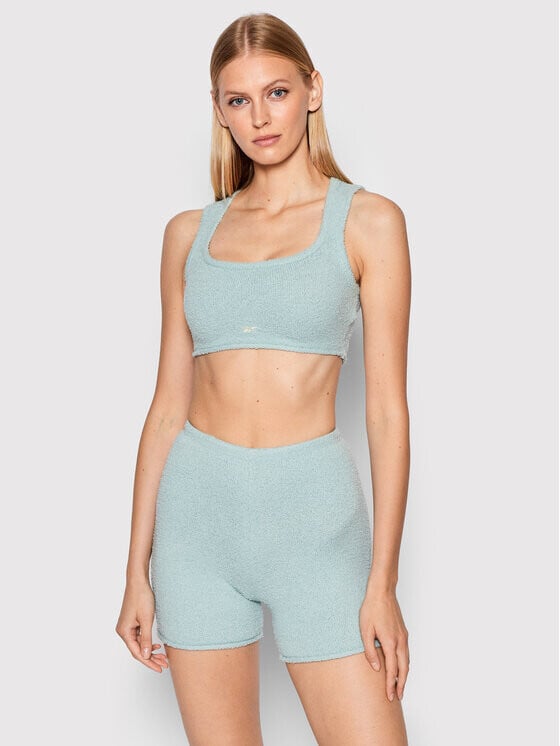 

Топ приталенного кроя Reebok, зеленый
