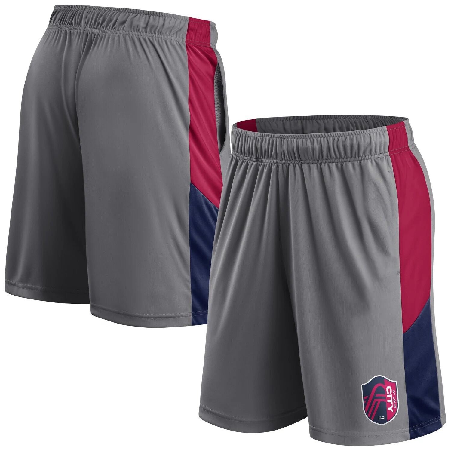 

Мужские серые шорты с логотипом St. Louis City SC Team Fanatics
