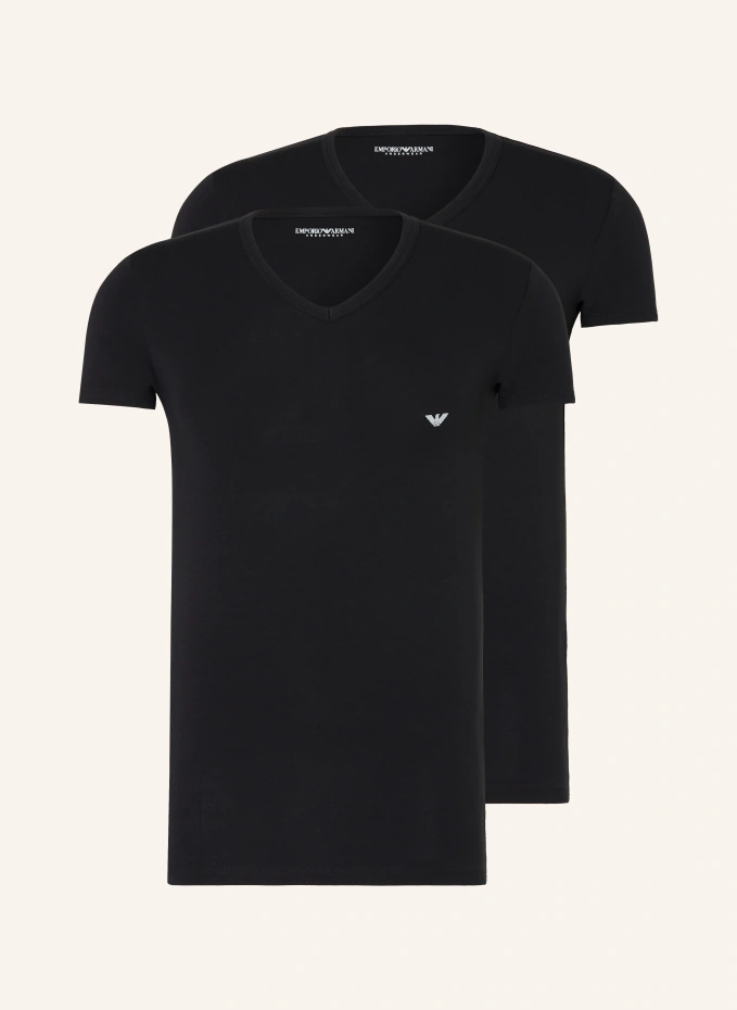 

Упаковка из 2 футболок Emporio Armani, черный
