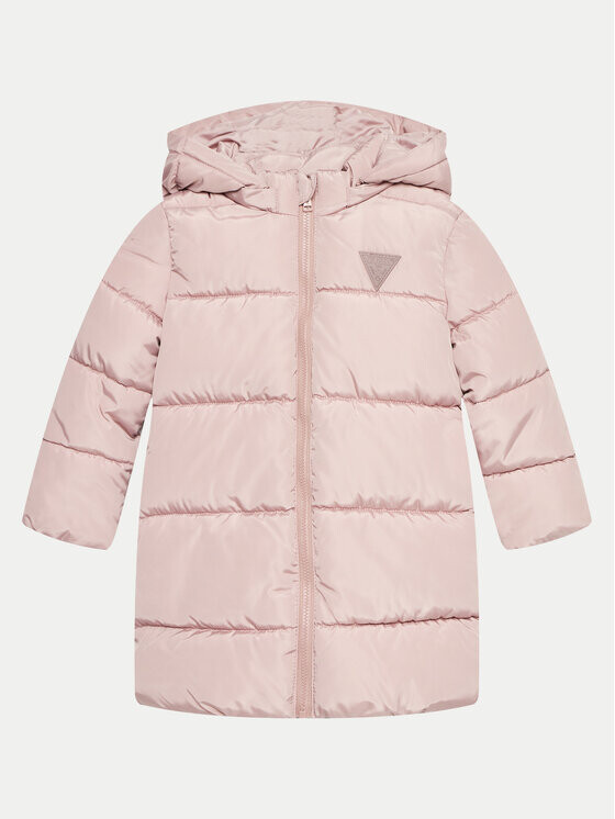 

Пуховик стандартного кроя Guess, розовый