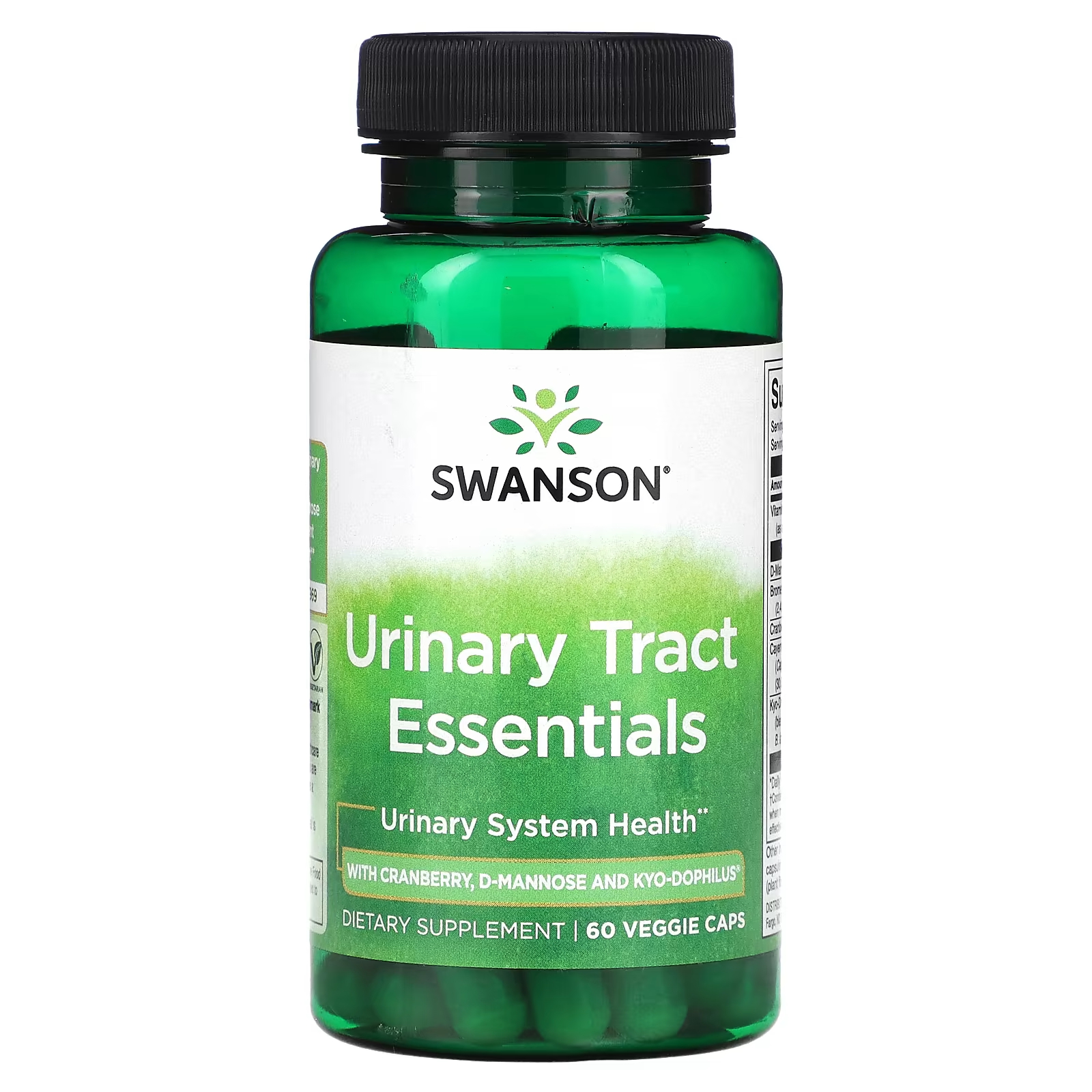 Пищевая добавка Swanson для мочевых путей, 60 растительных капсул витамины для женщин swanson hormone essentials женское здоровье 120 капсул