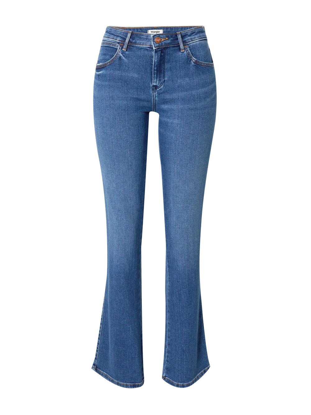 расклешенные джинсы wrangler Расклешенные джинсы Wrangler, синий