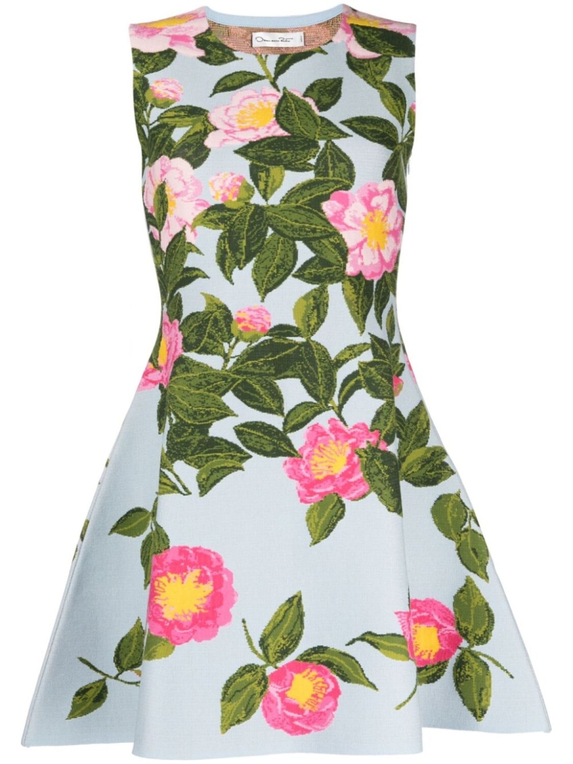 

Платье мини Camellia Oscar de la Renta, синий