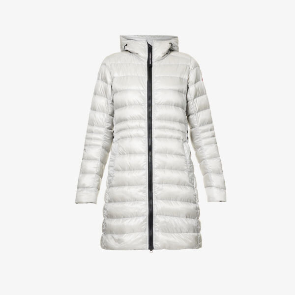 

Утепленная куртка Cypress из переработанного нейлона с капюшоном Canada Goose, серебряный, Серый