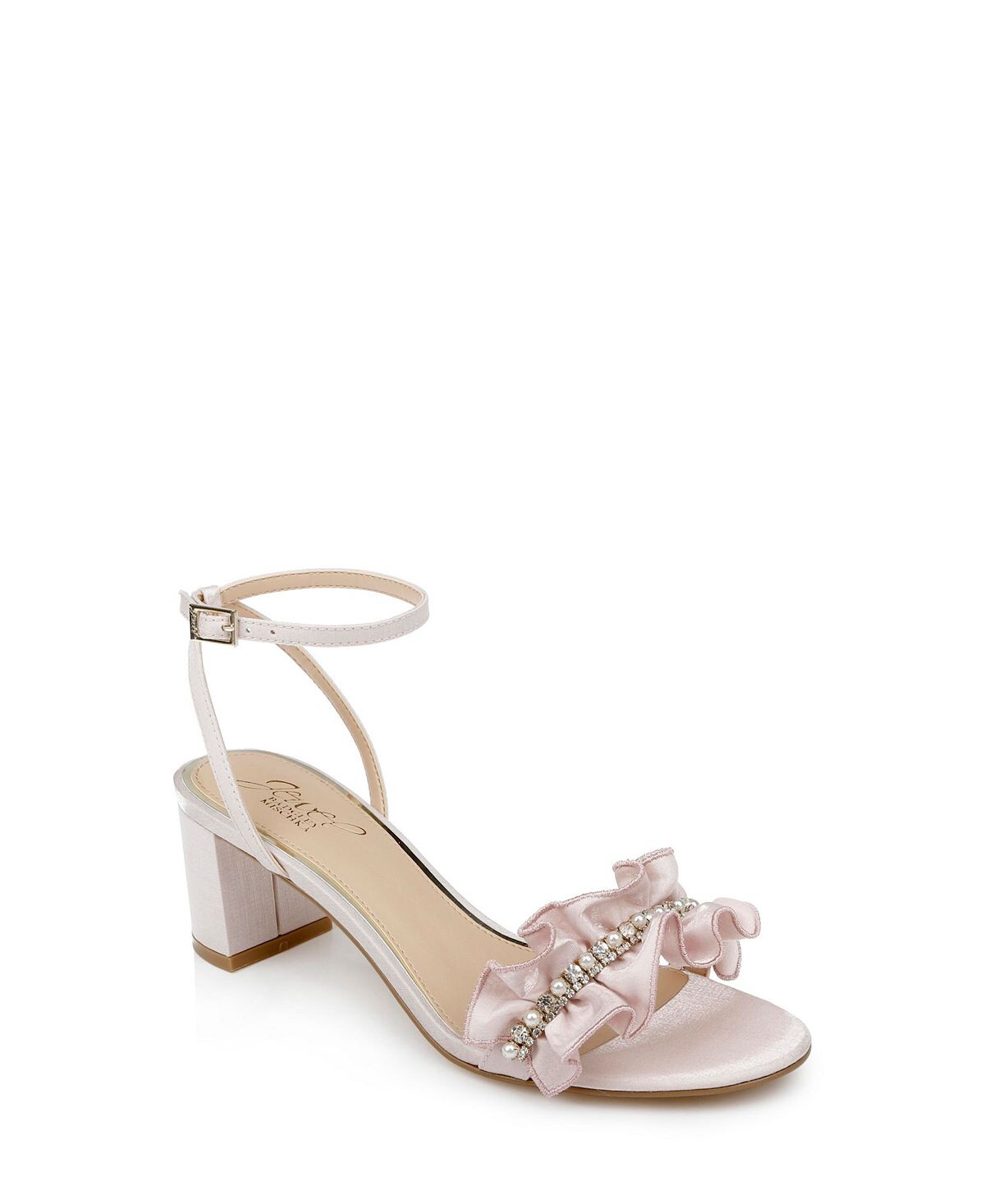 

Женские вечерние сандалии Desirie Jewel Badgley Mischka, розовый
