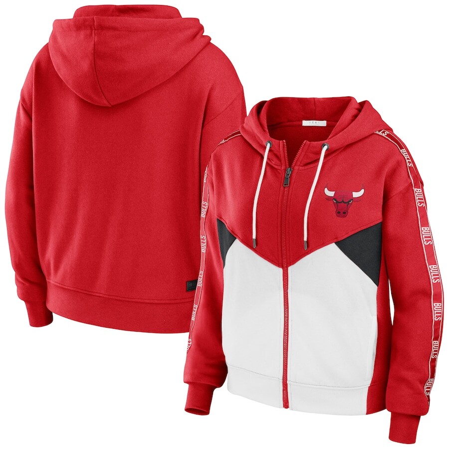 

Толстовка на молнии WEAR by Erin Andrews Chicago Bulls, красный
