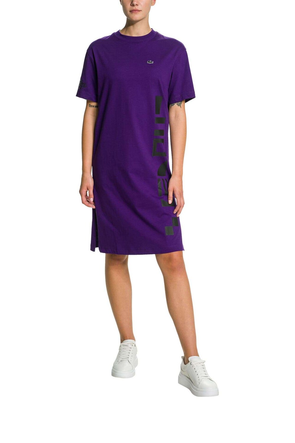 

Фиолетовое платье из джерси Lacoste