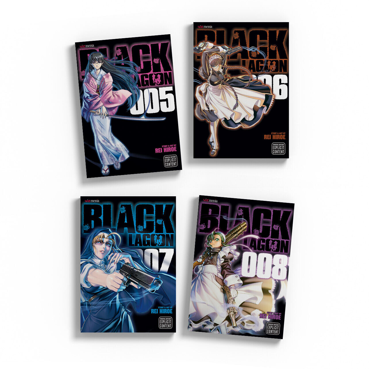 

Манга Black Lagoon Manga (5-8) Bundle