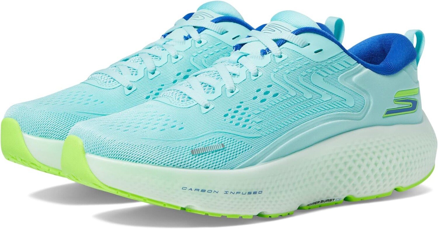 

Кроссовки Go Run Arch Fit Max Road 6 SKECHERS, цвет Blue/Lime, Синий
