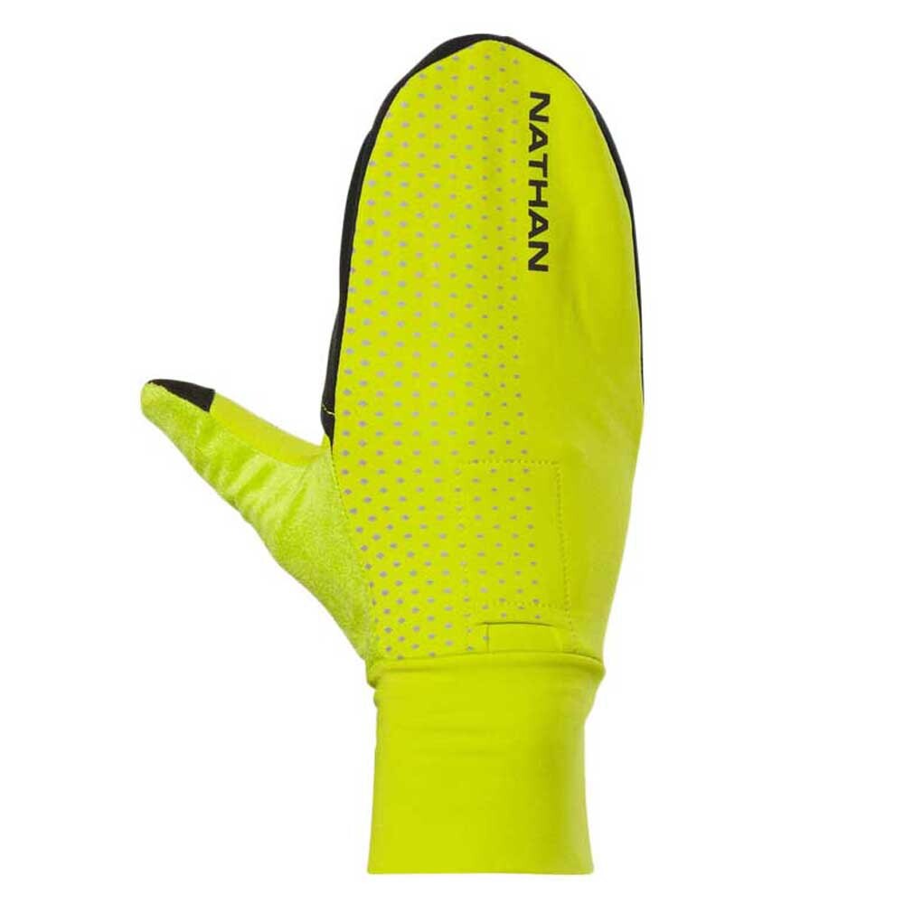 

Перчатки Nathan HyperNight Reflective Convertible Mitt, ярко-желтый