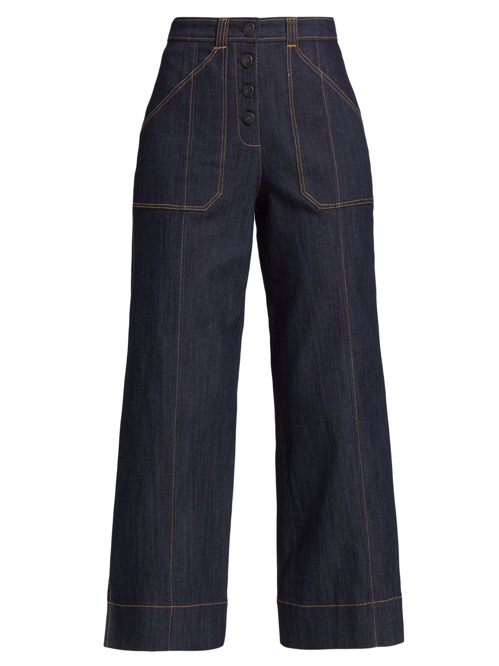 Широкие джинсы Benji со средней посадкой Cinq à Sept, индиго джинсы francine с высокой посадкой цвета индиго cinq à sept цвет blue