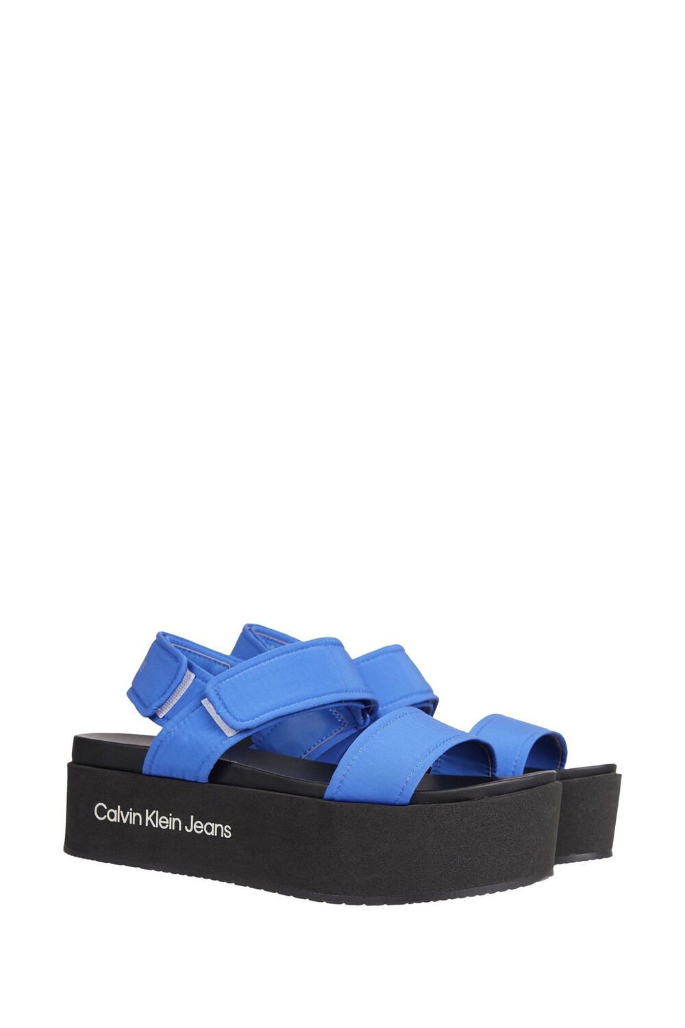 

Синие босоножки на платформе Calvin Klein, синий