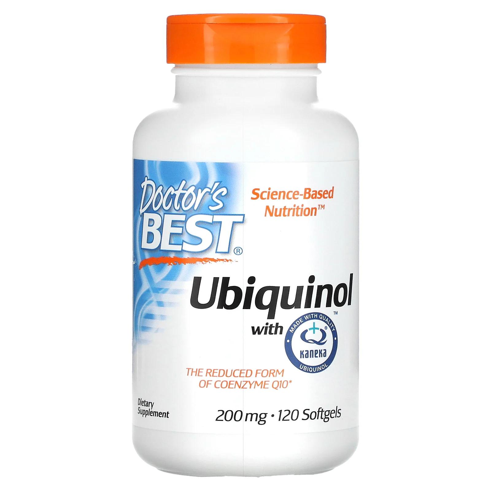 life extension super ubiquinol coq10 with enhanced mitochondrial support 100 mg 60 softgels Doctor's Best Ubiquinol with Kaneka 200 mg 120 Softgels