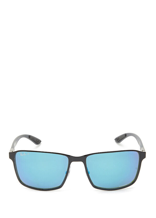 

Серебряные солнцезащитные очки Ray-Ban, черный