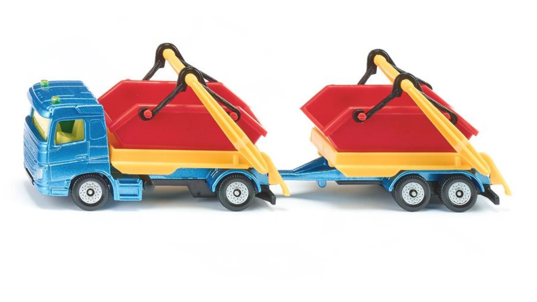 Супергрузовик с скипом и прицепом Siku 3 шт компл детский строительный автомобиль игрушечный набор из сплава тяговый строительный автомобиль мусоровоз миксер грузовик транс