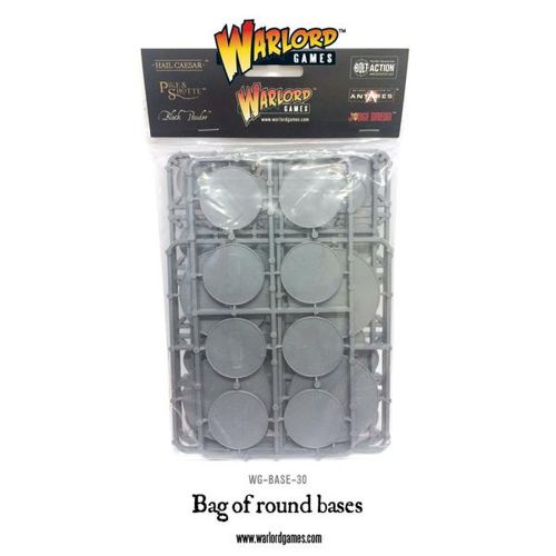 аксессуары games workshop sector imperialis 32mm round bases Фигурки Bag Of 25Mm Round Bases Warlord Games
