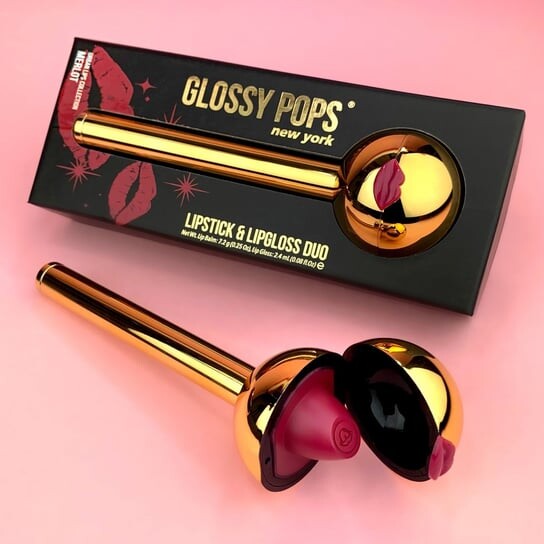

Помада Merlot и блеск для губ Glossy Pops