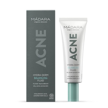 MÁDARA Organic Skincare ACNE Hydra-Derm Balancing Fluid 40 мл — глубоко увлажняющий и некомедогенный Mdara
