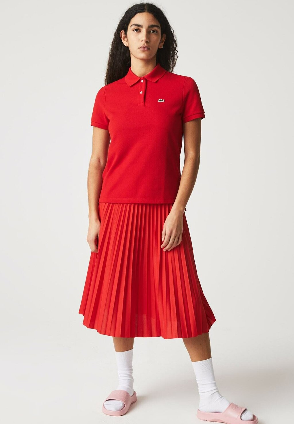 

Рубашка поло Lacoste, красный