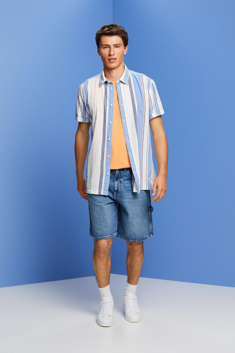 

Рубашка стандартного кроя и в полоску Esprit, белый