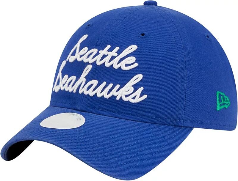 

Женская регулируемая кепка New Era Seattle Seahawks Script 9Forty