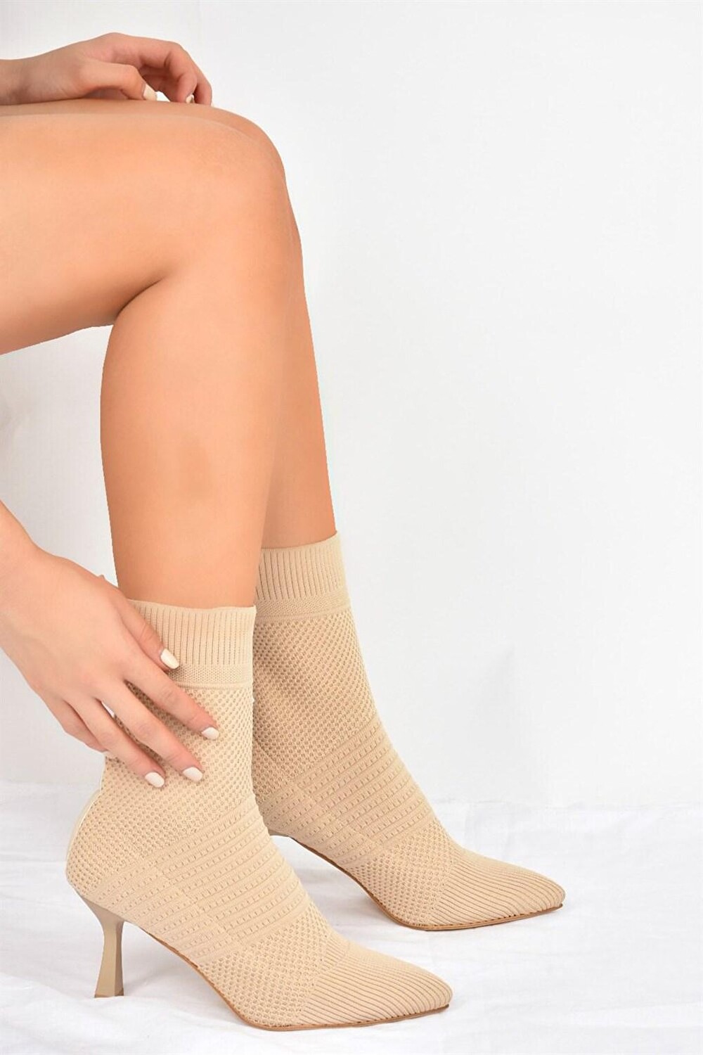 

L7995932 Бежевые женские ботинки Fox Shoes, Бежевый, L7995932 Бежевые женские ботинки Fox Shoes