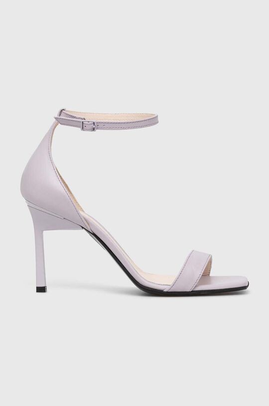 

Кожаные сандалии GEO STILETTO SANDAL Calvin Klein, фиолетовый