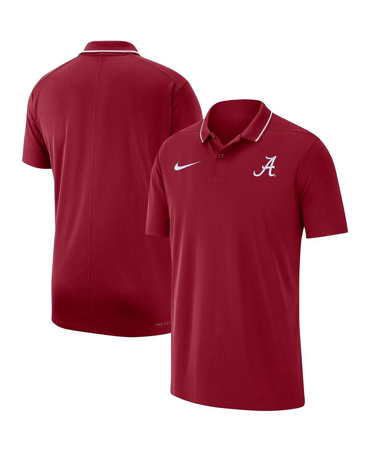 

Мужская рубашка-поло Crimson Alabama Crimson Tide Coaches Performance Nike