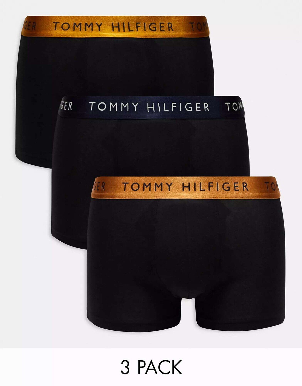 

Три пары плавок Tommy Hilfiger с цветным поясом с логотипом