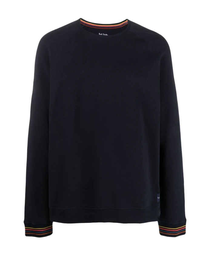 

Свитер с контрастной отделкой Paul Smith, синий