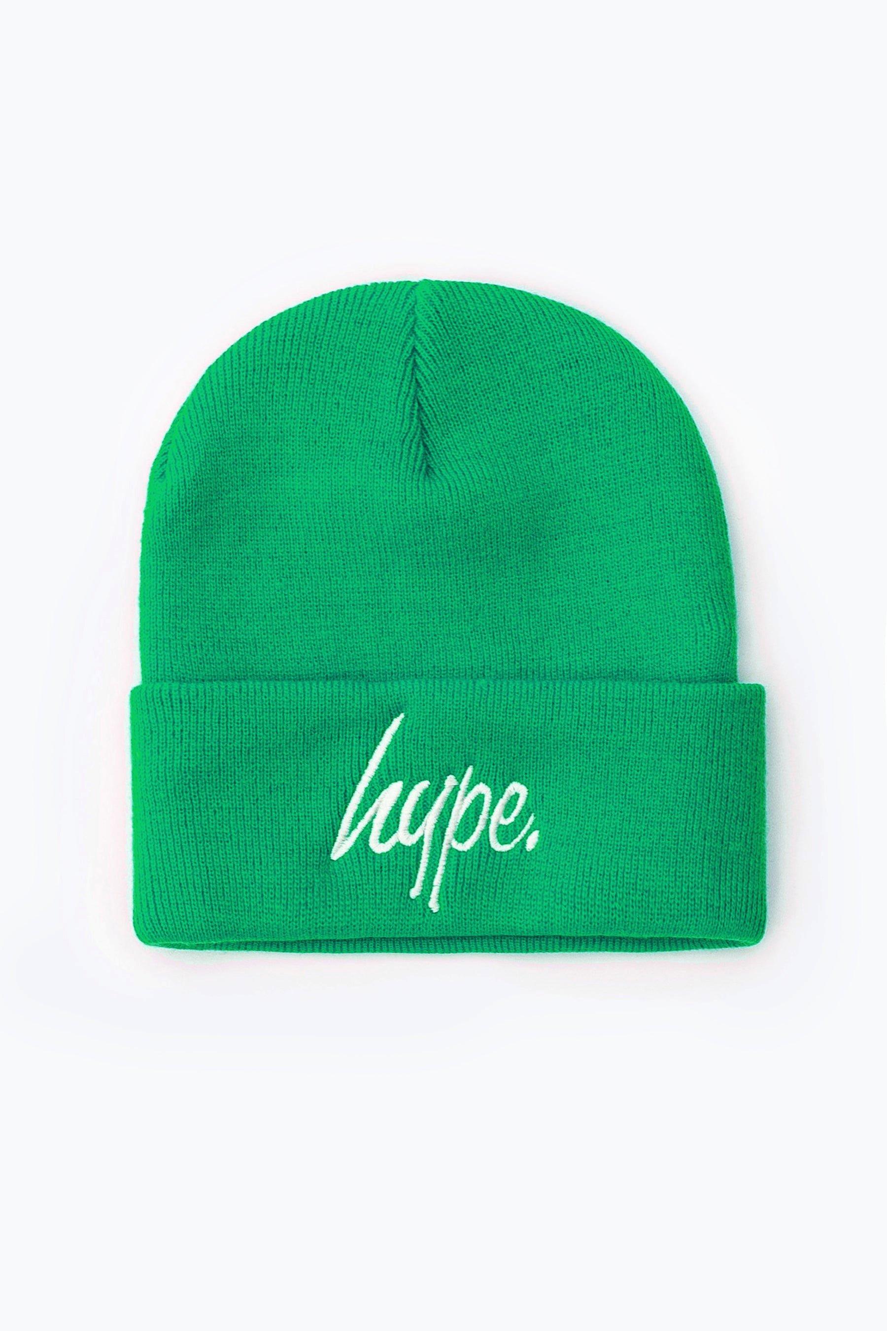 цена Желтая шапка с надписью Hype, зеленый