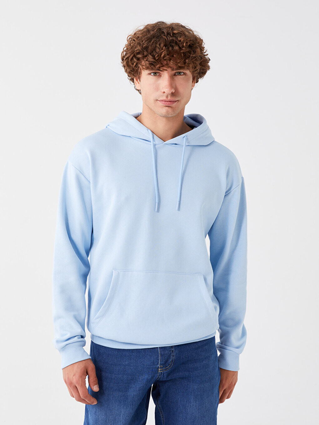 

Мужская толстовка с длинным рукавом LCW Casual, синий