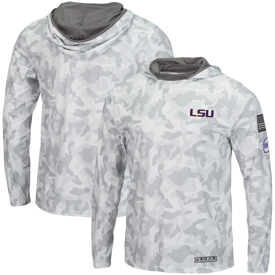

Футболка с длинным рукавом Colosseum Lsu Tigers, камуфляж
