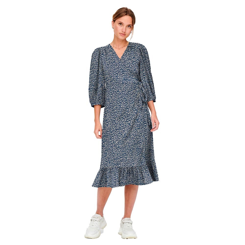 

Платье миди Only Olivia Wrap, синий