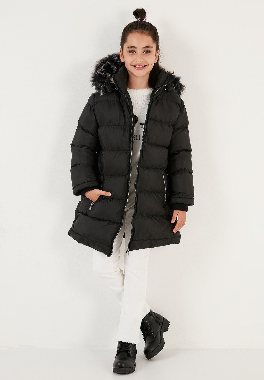 

Зимнее пальто Regular Fit LELA, черный