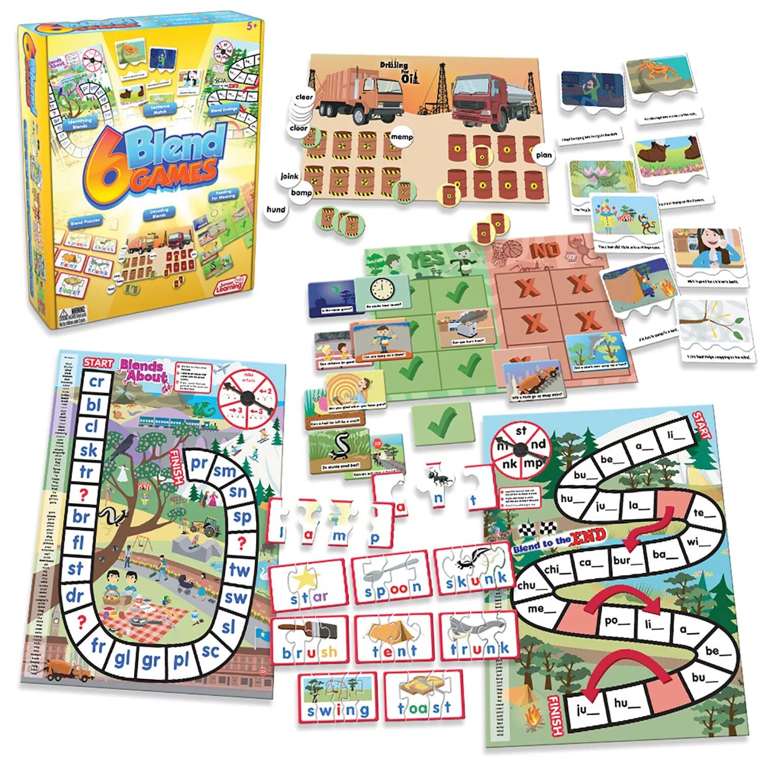 

Игры для детей Junior Learning 6 Blend Junior Learning