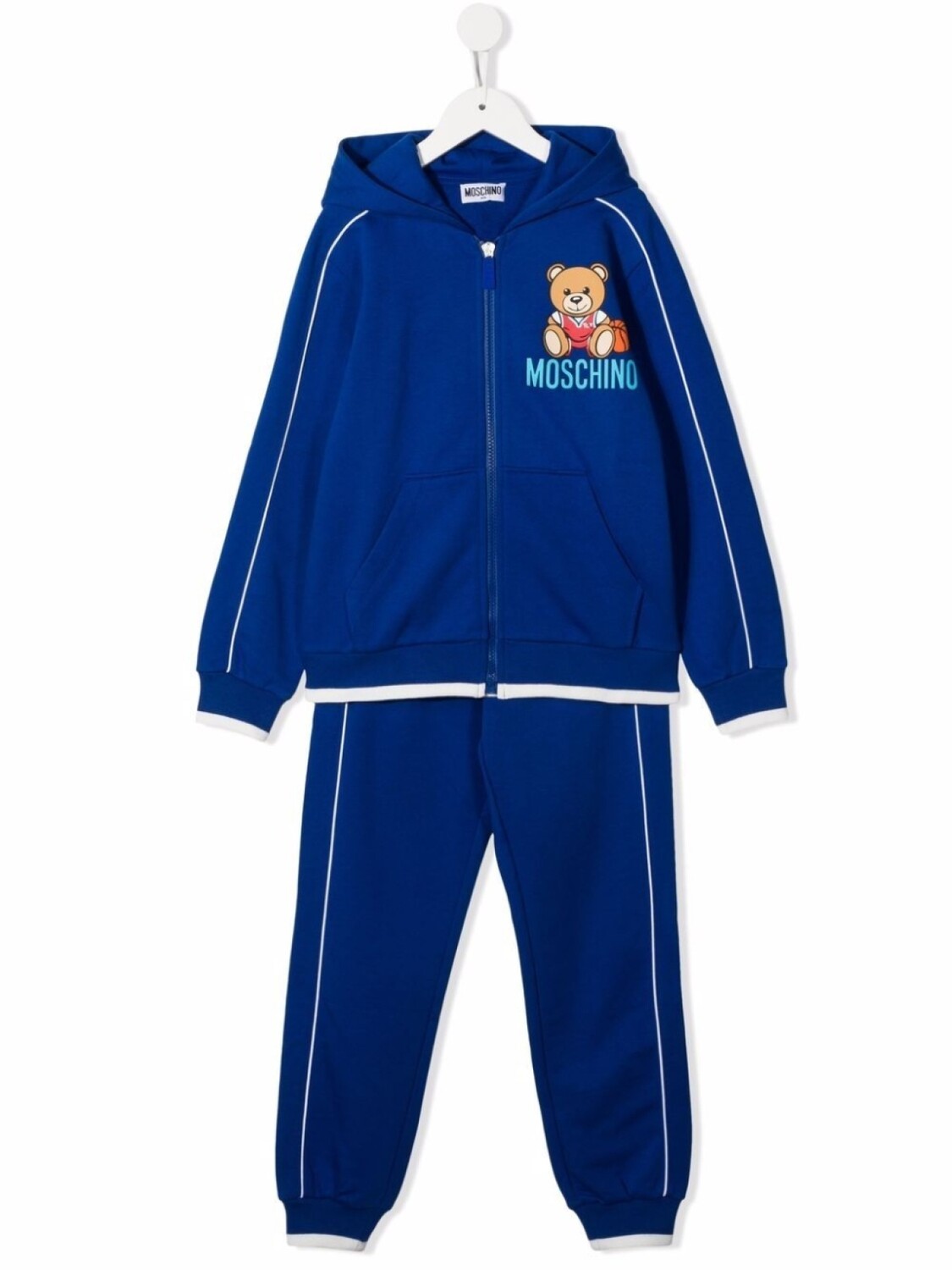 

Спортивный костюм с логотипом Moschino Kids, синий