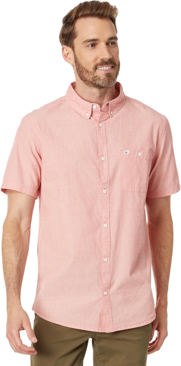 

Рубашка Winfall Short Sleeve Quiksilver, цвет Baked Clay