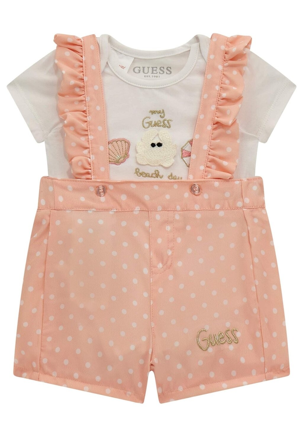 Комбинезон SET POLKA DOT Guess, цвет mehrfarbe rose кроссовки guess runner luchia logo peony mehrfarbe rose