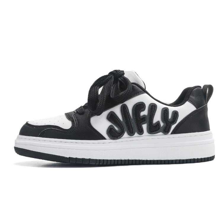 

Кроссовки Jifffly Skateboard Shoes Unisex Low-Top Black White