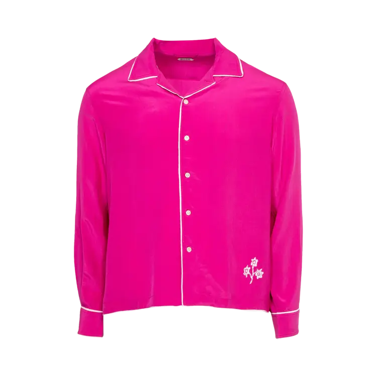 

Рубашка Bode Shadow Jasmine Long-Sleeve 'Fuchsia', розовый