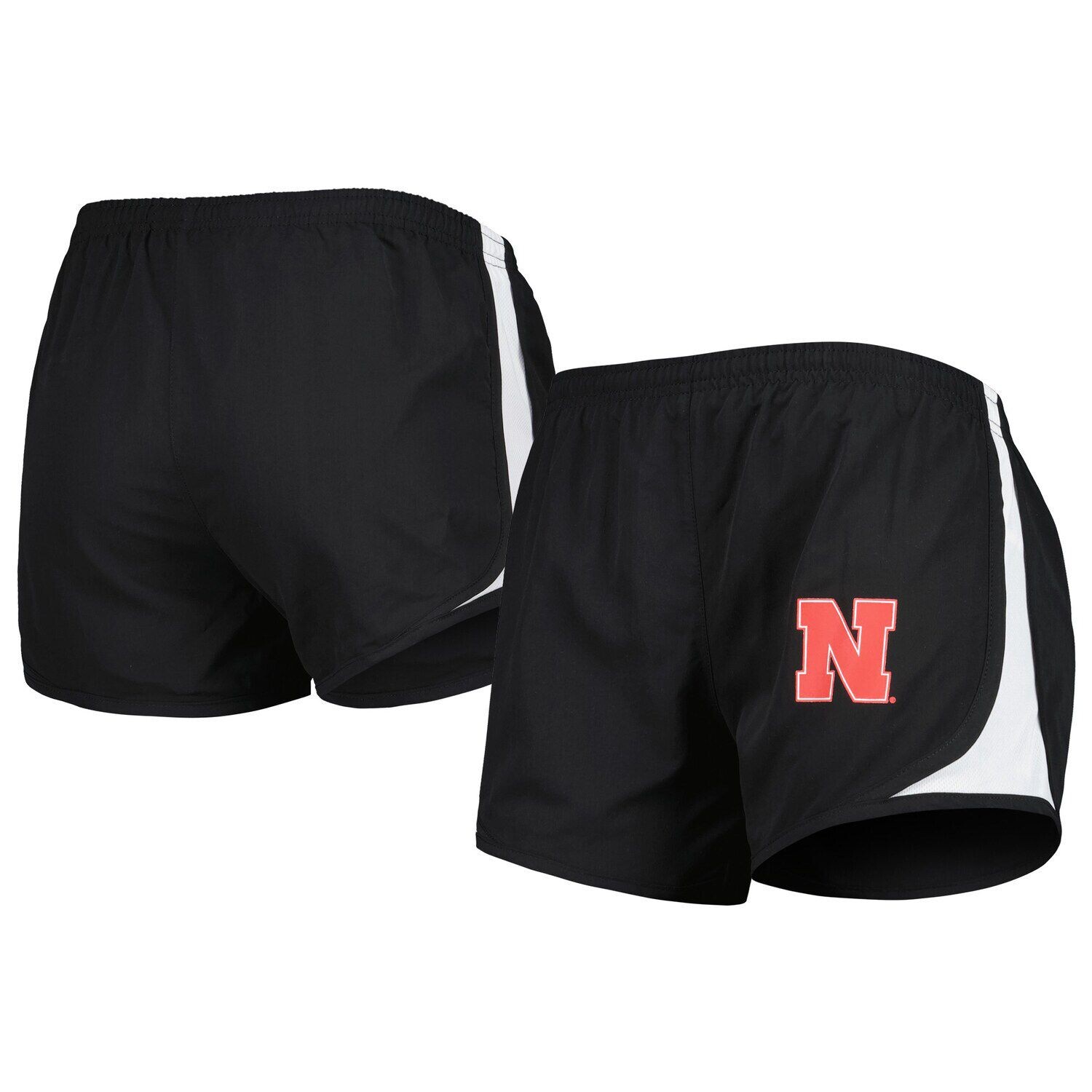 

Женские черные спортивные шорты Nebraska Huskers