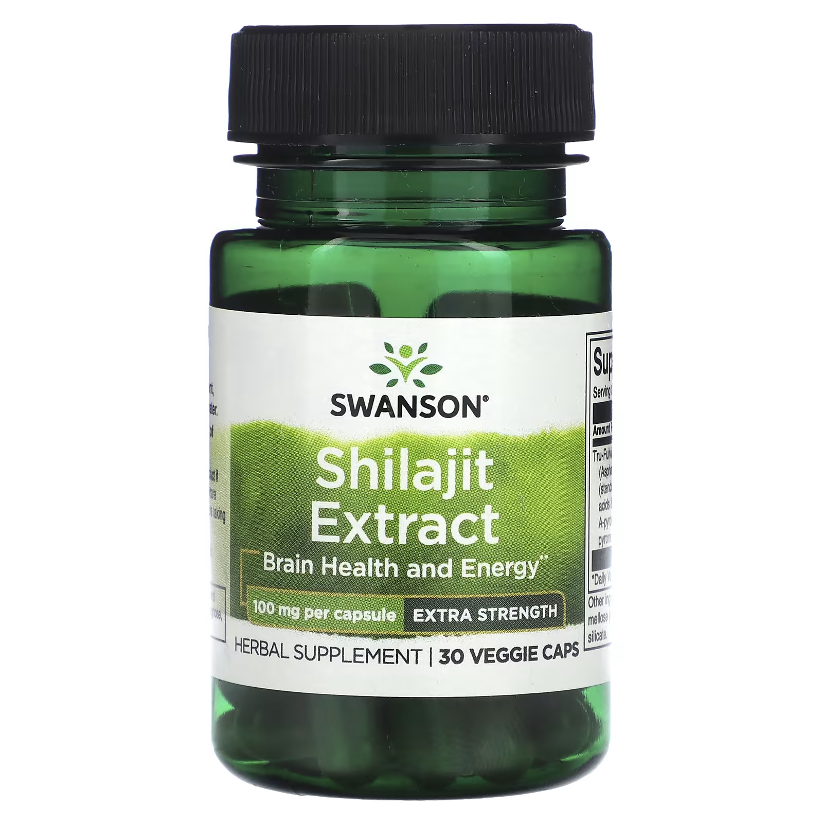 Экстракт мумие Swanson 100 мг, 30 растительных капсул swanson фосфатидилсерин 100 мг 30 растительных капсул