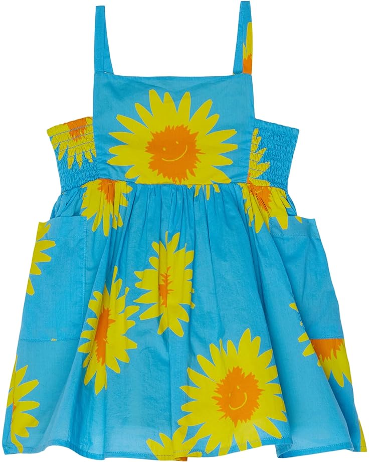 Платье Stella Mccartney Sunflowers Dress, цвет Blue/Yellow