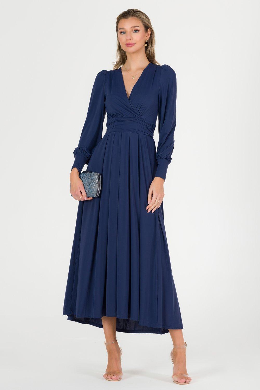 Трикотажное платье макси Rashelle с длинными рукавами Jolie Moi, синий jolie by edward spiers короткое платье
